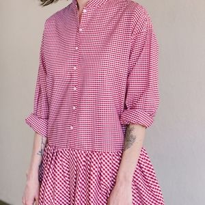 August Morgan Gingham Dress